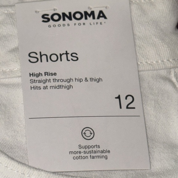 NWT Women’s‎ Sonoma White Jean Shorts - Picture 2 of 4
